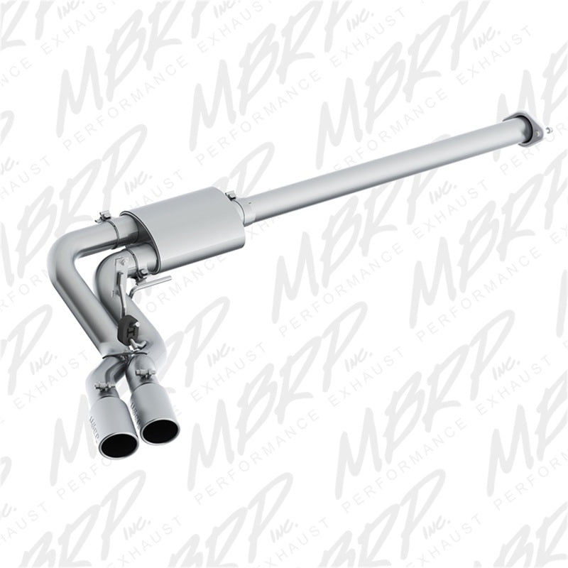 MBRP 15-16 Ford F-150 2.7L/3.5L/5.0L 3in Cat Back Single Side Pre-Axle Dual Exit ALU - S5260AL