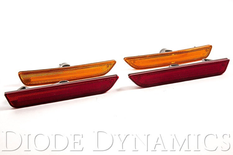 Mustang 2010 LED Sidemarkers Amber/Red Set Diode Dynamics