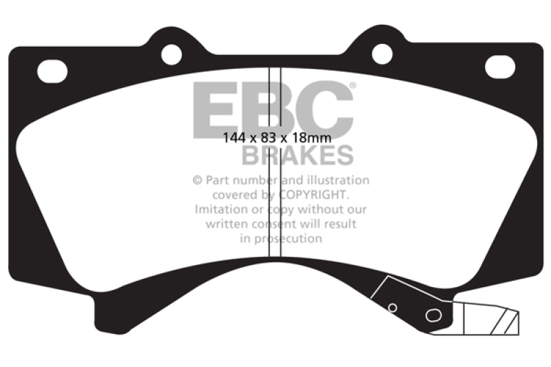 EBC Brakes Bluestuff Street and Track Day Brake Pads - DP51815NDX