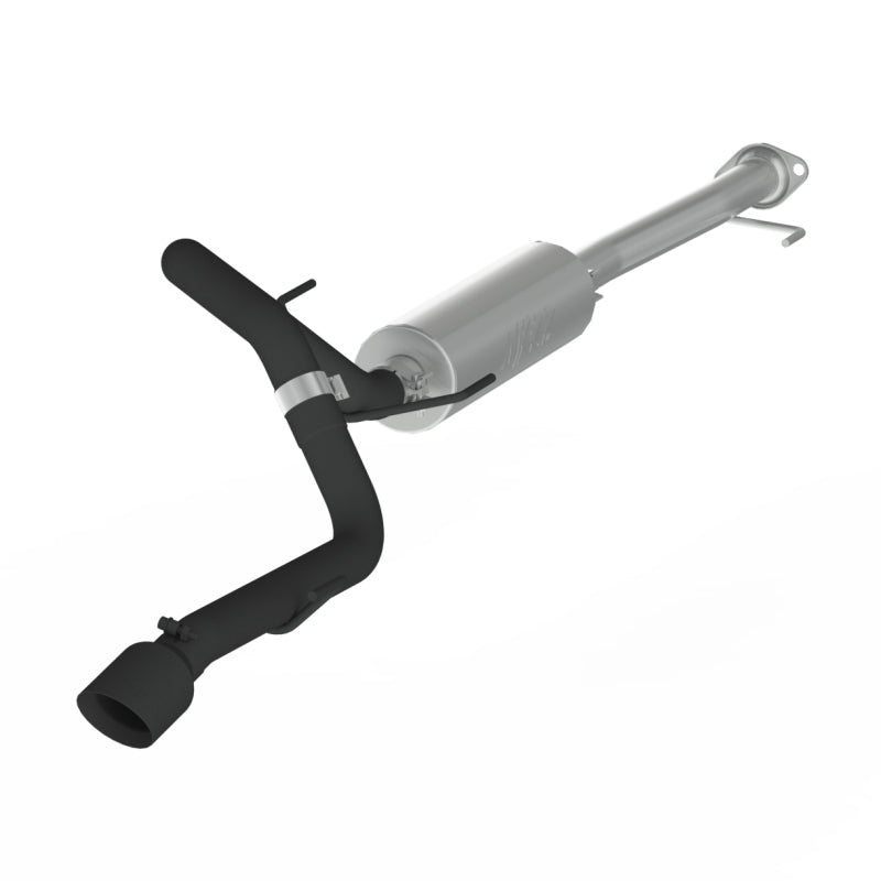 MBRP 10-18 Toyota 4 Runner BLK 4in O.D Tip Single Rear Exit 2.5in Cat Back Exhaust - S5342BLK