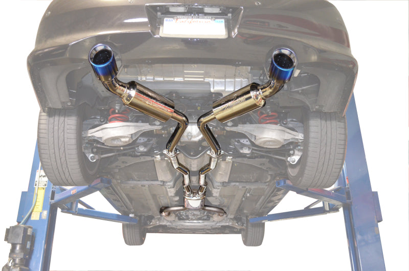 Injen 08-13 Infiniti G37/G37 IPL Coupe 3.7L 76mm Stainless Steel Exhaust w/ Titanium Tips - SES1997TT