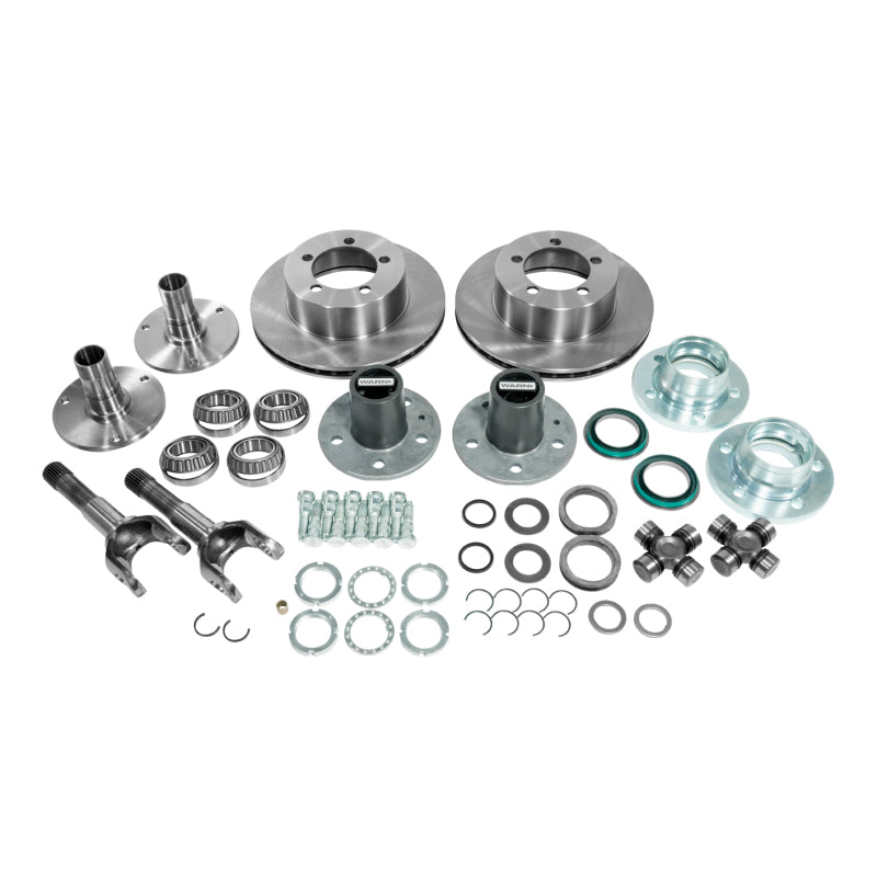 Yukon Gear Spin Free Locking Hub Conv Kit For Dana 30 &amp; Dana 44 TJ / XJ / YJ / 27 Spline / 5 X 4.5in