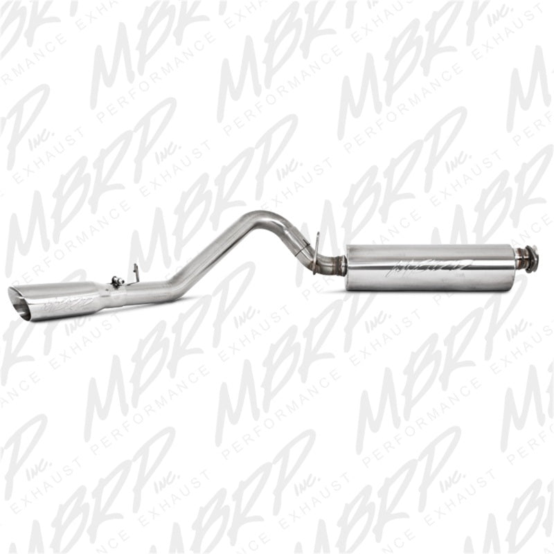 MBRP 2000-2006 Jeep Wrangler (JK) Inline-4 2.5L Inline-6 4.0L Cat Back Single Side - S5500409