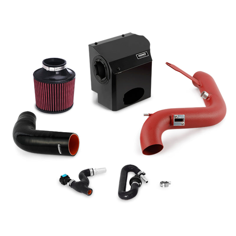 Mishimoto 2016 Ford Fiesta ST 1.6L Performance Air Intake Kit - Wrinkle Red - MMAI-FIST-16WRD