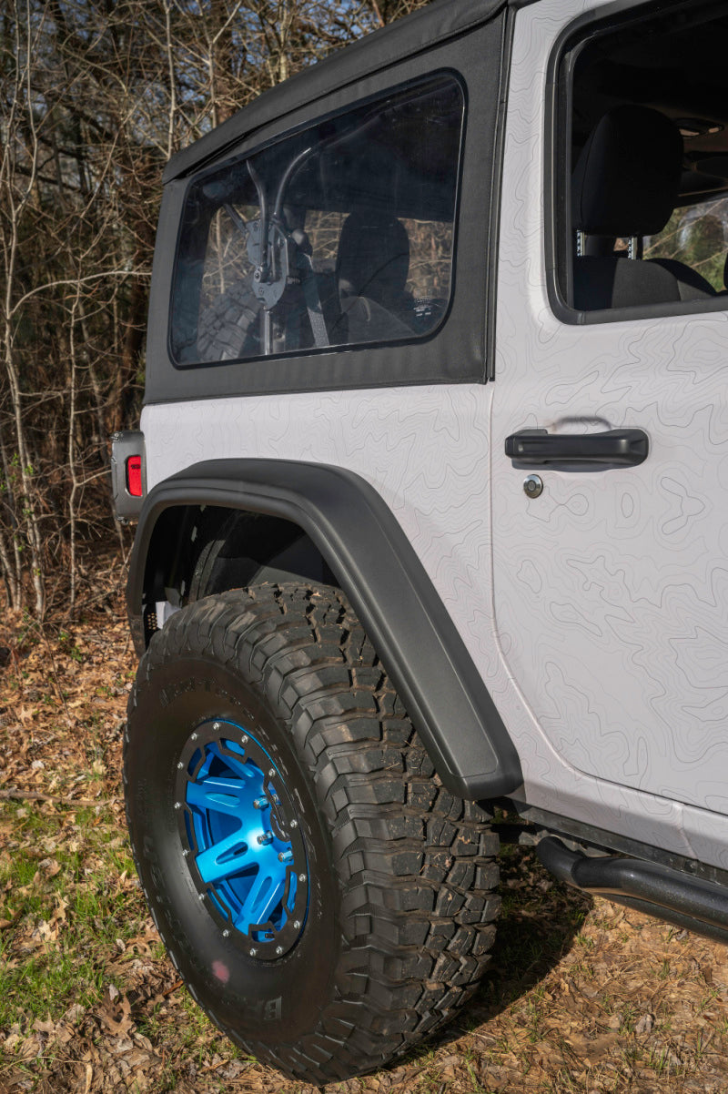 Rugged Ridge Max Terrain Fender Flare Set F &amp; R 18-22 Jeep Wrangler JL