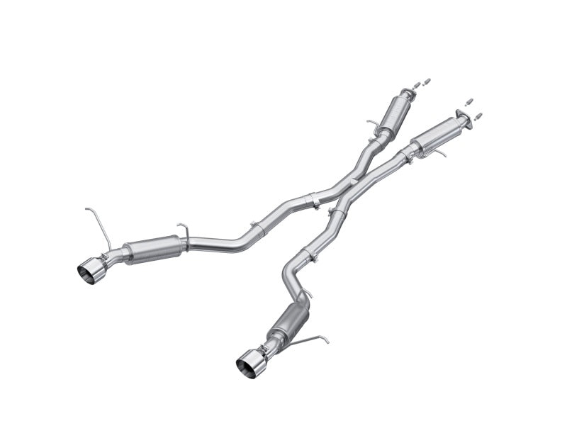 MBRP 2012+ Jeep Grand Cherokee SRT 6.4L 3in Dual Rear Exit Aluminized Catback Exhaust - T304 Tips - S5525AL