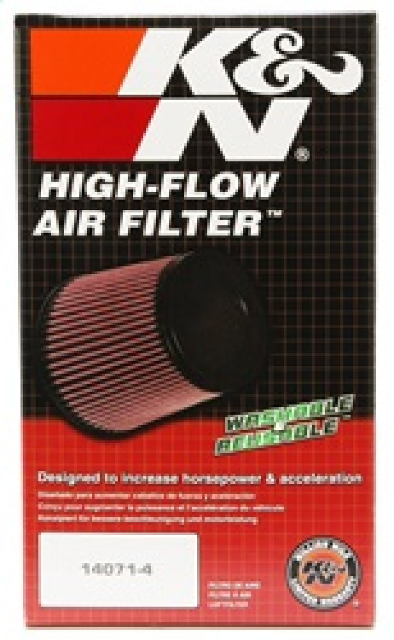 K&amp;N Universal Round Tapered Filter 3 inch FLG / 5 inch Bottom / 4 inch Top / 7 7/8 inch Height