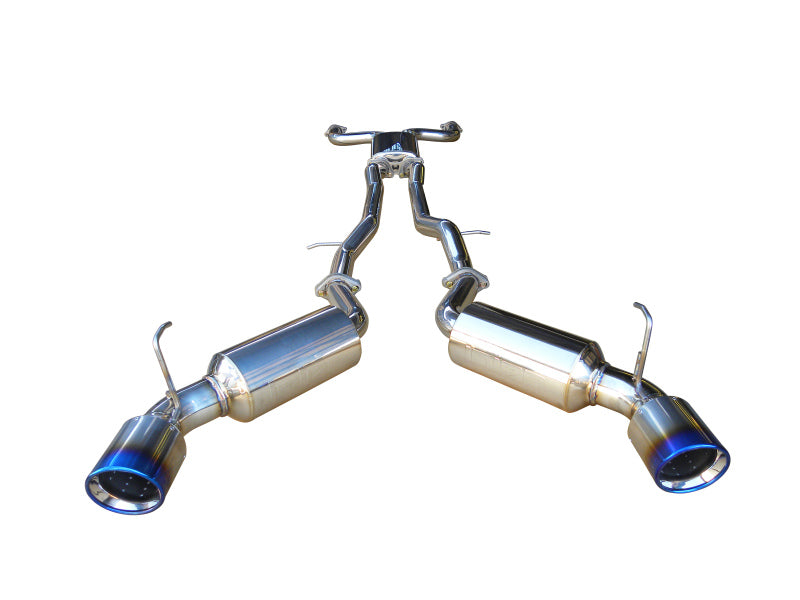 Injen 08-13 Infiniti G37/G37 IPL Coupe 3.7L 76mm Stainless Steel Exhaust w/ Titanium Tips - SES1997TT