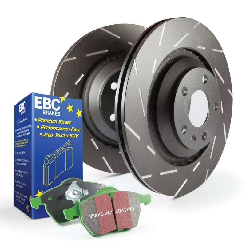 EBC S2 Kits Greenstuff Pads and USR Rotors - S2KR2492