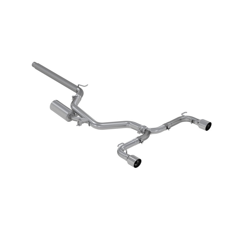 MBRP 15-20 VW 2.0L Turbo Golf GTI MK7 3in T304 Cat Back Exhaust w/ Dual Split Rear Exit - S4606304