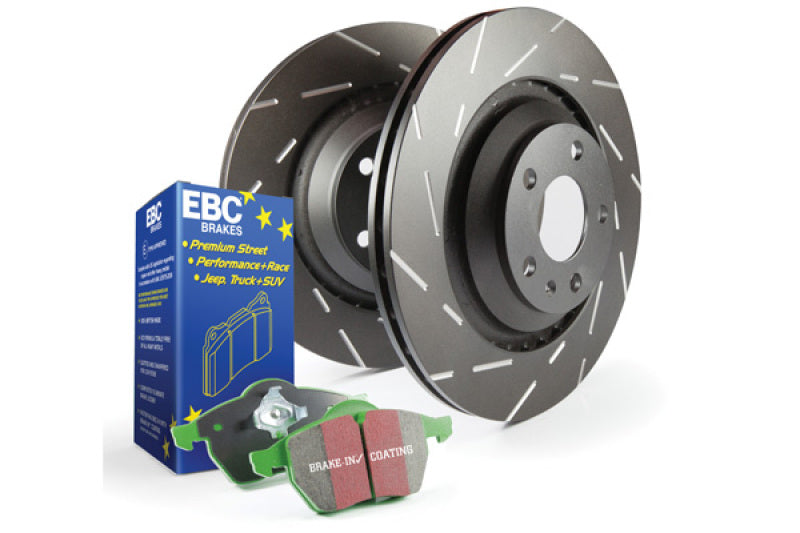 EBC S2 Kits Greenstuff Pads and USR Rotors - S2KR2341