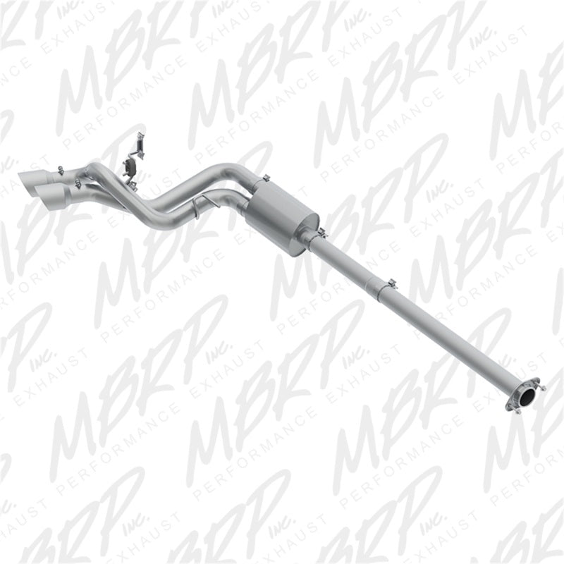 MBRP 09-14 Ford F150 T304 Pre-Axle 4.5in OD Tips Dual Outlet 3in Cat Back Exhaust - S5261304