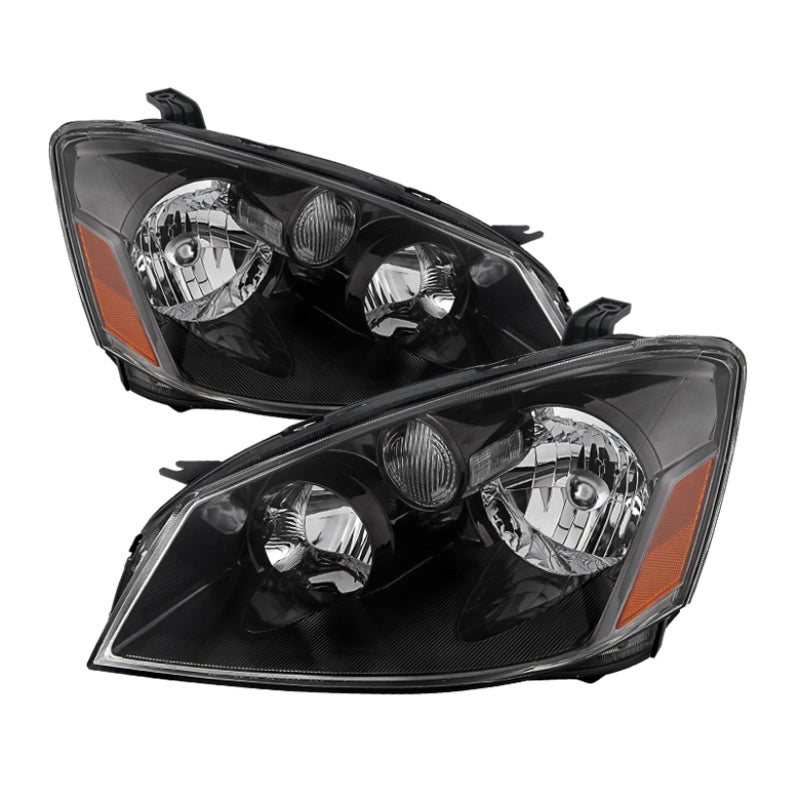 Xtune Nissan Altima 05-06 Halogen Model Only OEM Style Headlights Black HD-JH-NA05-OE-BK