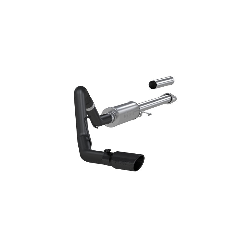 MBRP 2015 Ford F-150 2.7L / 3.5L EcoBoost 3in Cat Back Single Side Black Exhaust System - S5253BLK