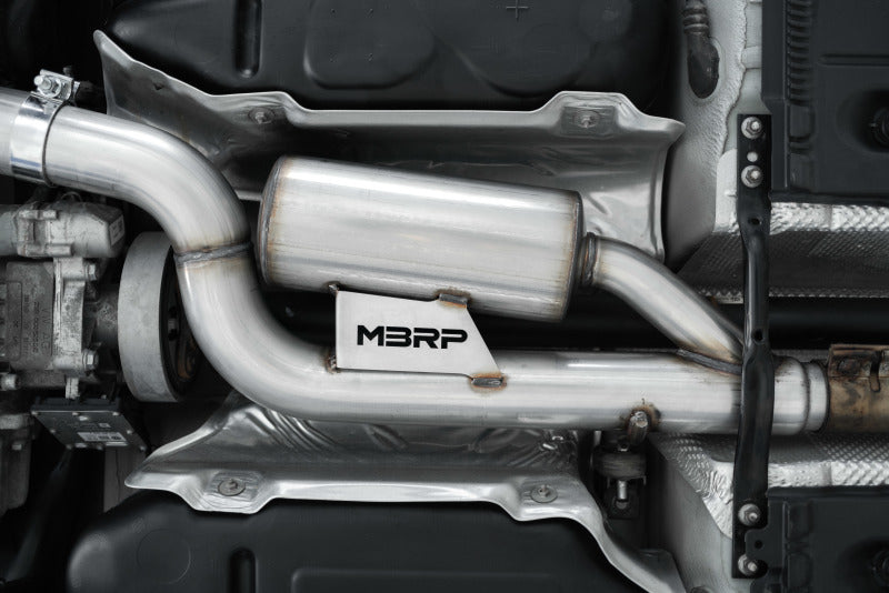 MBRP 15-19 VW Golf R MK7/MK7.5 3in T304 Cat Back Exhaust w/ Carbon Fiber Tips - S46033CF