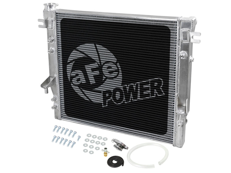 aFe BladeRunner Street Series Tube &amp; Fin Aluminum Radiator 07-18 Jeep Wrangler (JK) V6-3.6L/3.8L