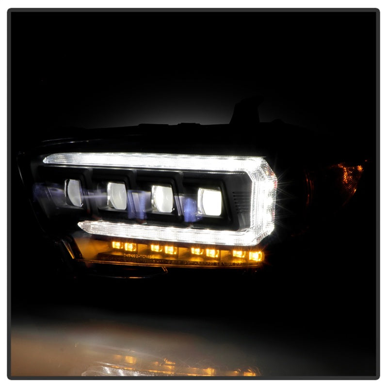 Spyder 16-20 Toyota Tacoma Halogen Model Only High-Power LED Headlights - Black PRO-YD-TT16HALAP-BK