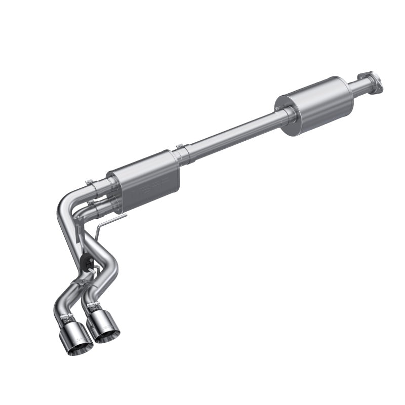 MBRP 2021+ Ford F150 T304 Pre-Axle (Street Profile) 2.5in OD Tips 3in Cat Back Exhaust - S5219304