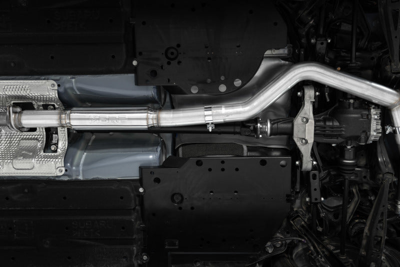 MBRP 2022+ Subaru WRX 3in Cat-Back Dual Split Rear Quad Tips Race Profile Exhaust - S4808304