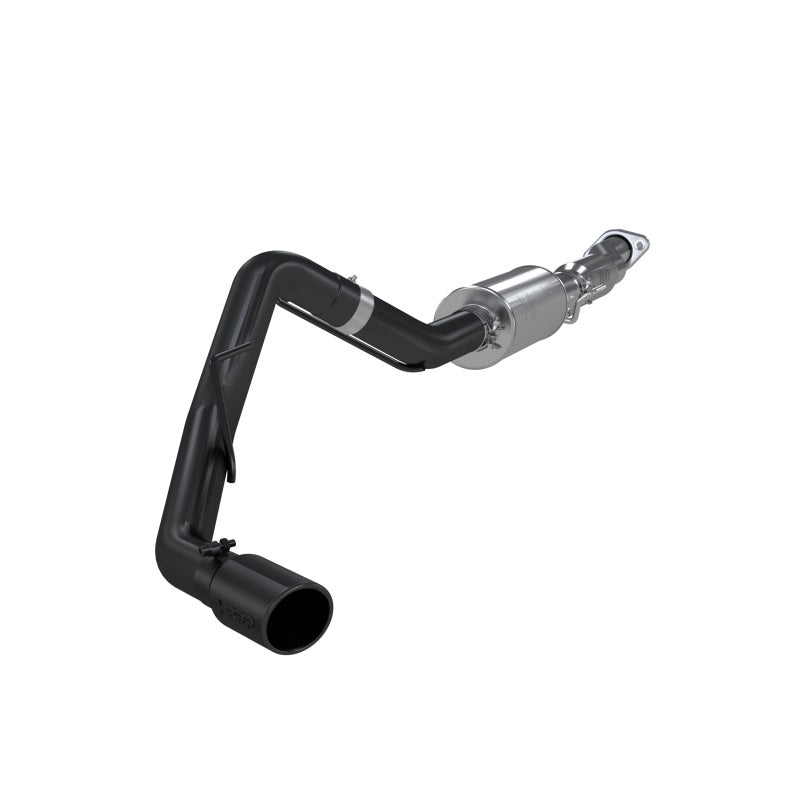 MBRP 11-14 Ford F150 3in Cat Back Single Side Exit Black Coated Exhaust System - S5230BLK