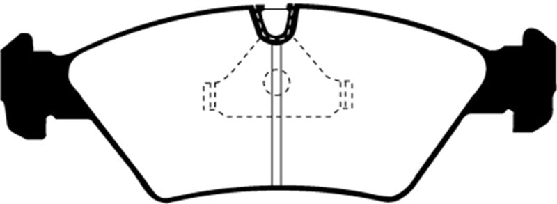 EBC 87-91 BMW M3 2.3 (E30) Redstuff Front Brake Pads - DP3414C