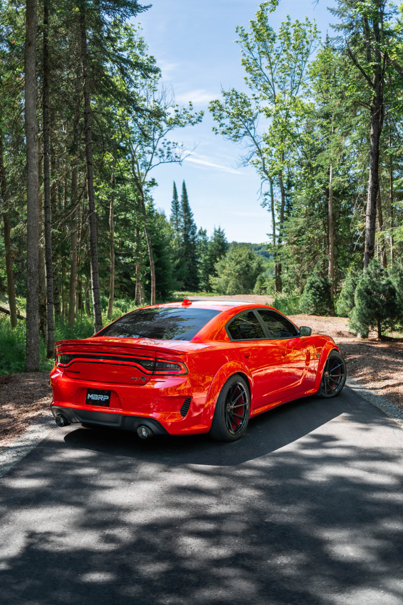 MBRP 17-21 Charger 5.7L/6.2L/6.4L 3in Race Profile Cat-Back w/Dual Carbon Fiber Tips T304 SS Exhaust - S71183CF