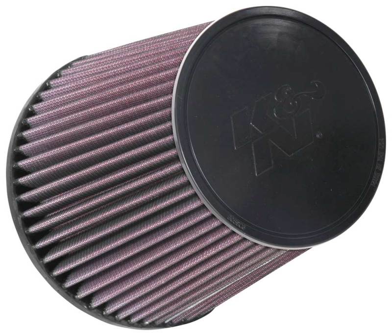 K&amp;N Universal Clamp-On Air Filter 5in FLG / 6-1/2in B / 5in T / 6-1/2in H