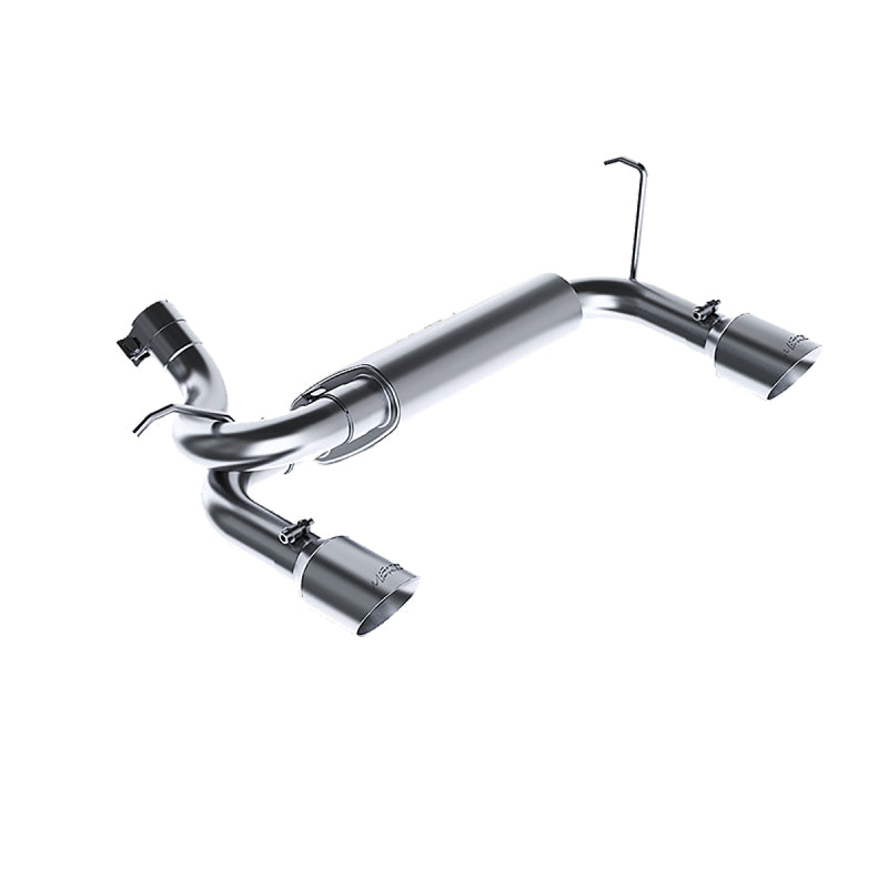 MBRP 07-14 Jeep Wrangler/Rubicon 3.6L/3.8L V6 Axle-Back Dual Rear Exit Aluminum Performance Exhuast - S5528AL