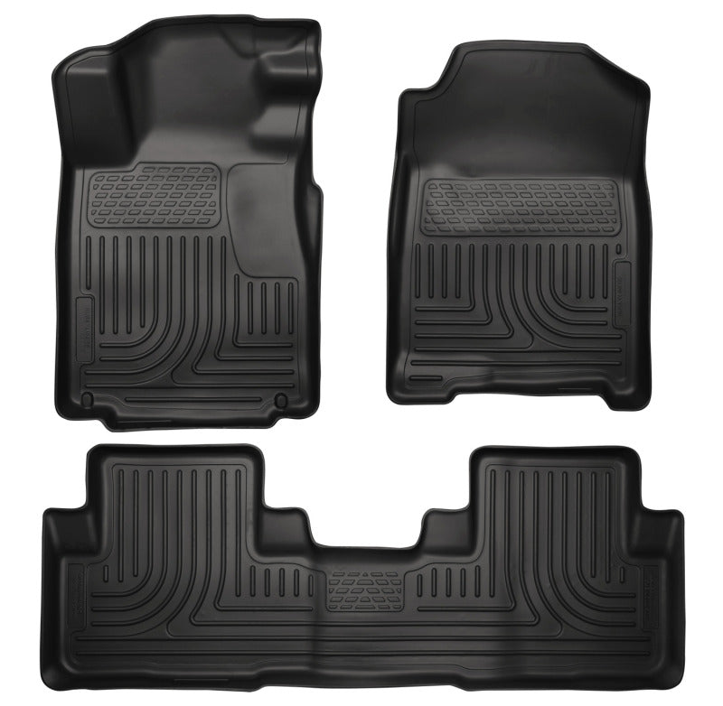 Husky Liners 10-12 Ford Mustang WeatherBeater Combo Black Floor Liners