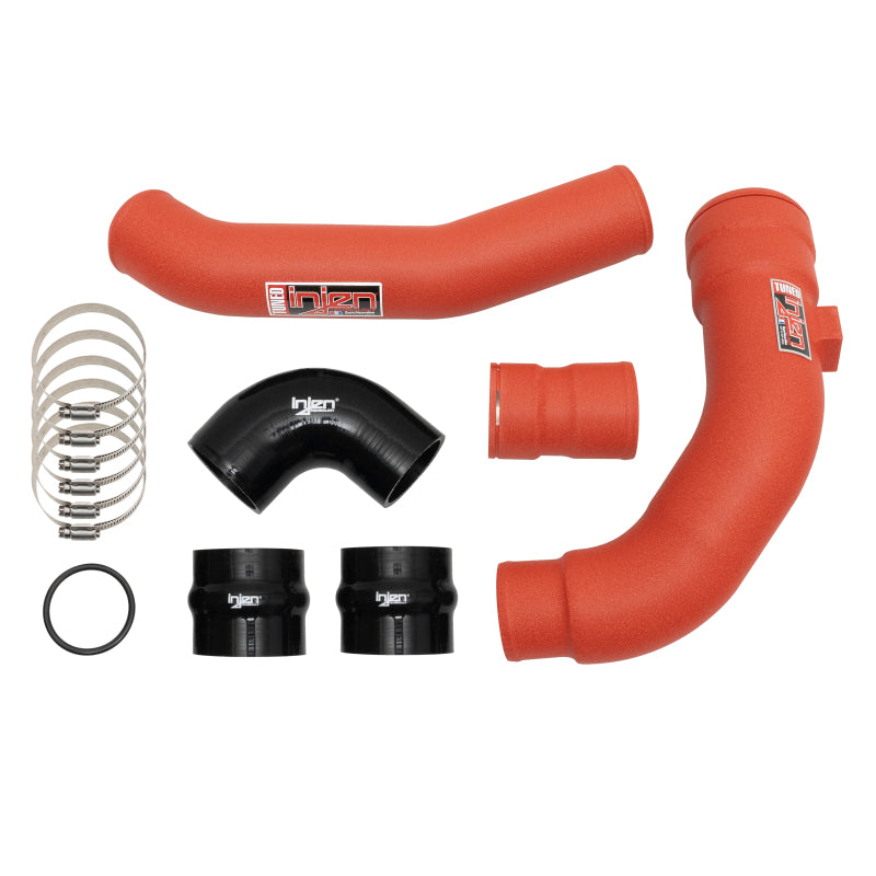 Injen 17-22 Ford F250/F/350/F-450/F-550 V8-6.7L Turbo Diesel Wrinkle Red Intercooler Piping Kit - SES9004ICPWR