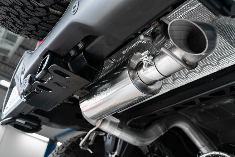 MBRP 21-Up Ford Bronco 2.3L/2.7L EcoBoost 2/4DR Aluminized Steel High Clearance Cat-back Exhaust - S5237AL