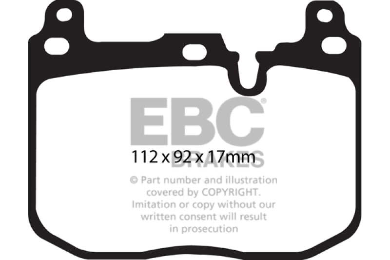 EBC 14+ BMW M3 3.0 Twin Turbo (F80) Redstuff Front Brake Pads - DP32130C