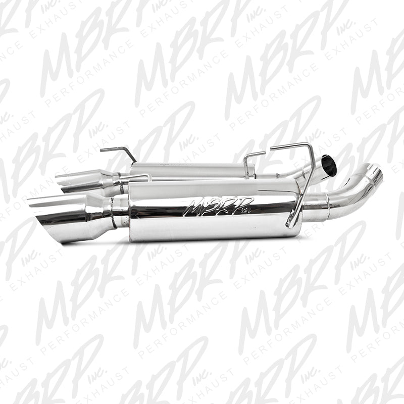 MBRP 05-10 Ford Mustang GT 5.0/Shelby GT500 Dual Mufflers Axle Back Split Rear T304 - S7200304