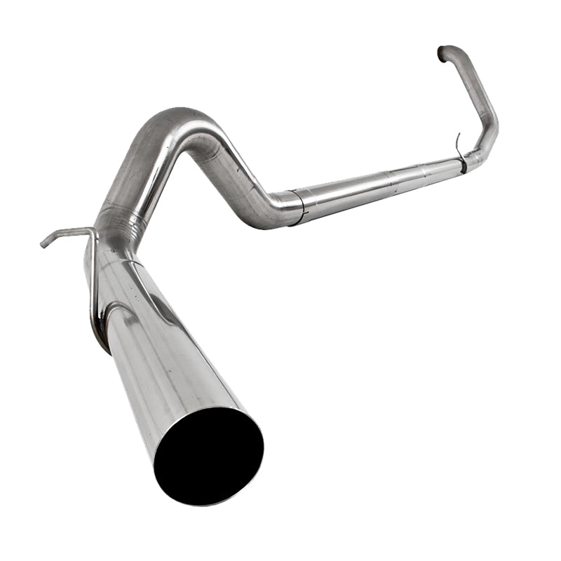 MBRP 1999-2003 Ford F-250/350 7.3L 4in Turbo Back Single No Muffler T409 SLM Series Exhaust System - S6200SLM