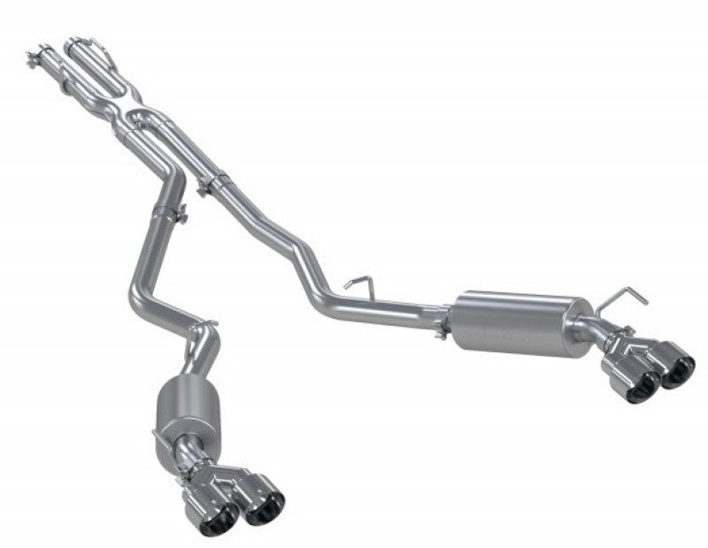 MBRP 20-21 Ford Explorer ST 3.0L Ecoboost SS 2.5in Dual Rear Exit w/ Quad Tips - AL - S5205AL