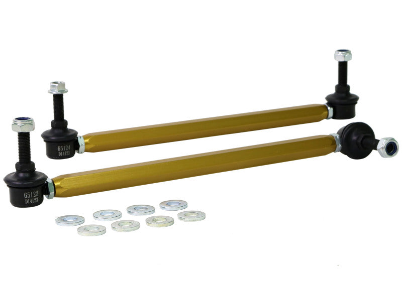 Whiteline 06/05+ Ford Focus LS / 05/09+ Mazda 3 BK Front Swaybar Link Kit H/Duty Adj Steel Ball - KLC151