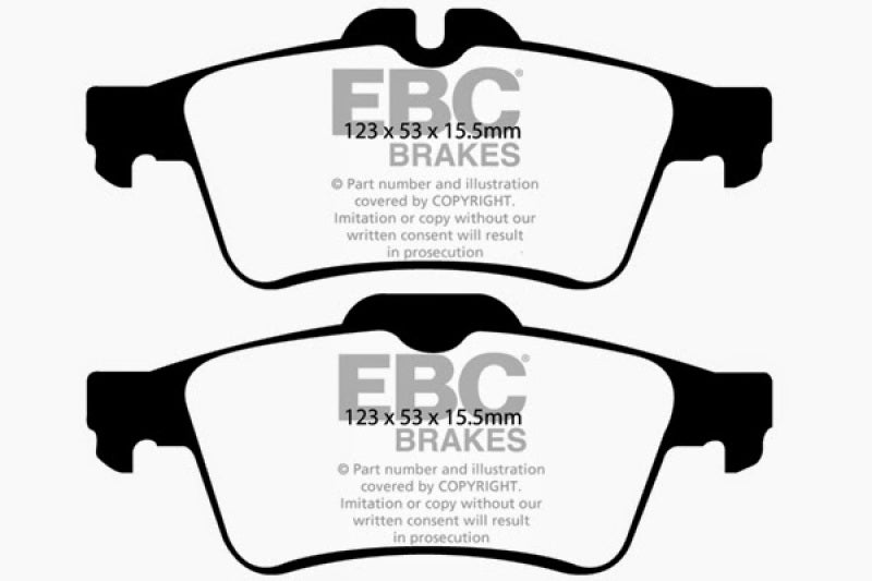 EBC 13-18 Ford Focus ST/RS Bluestuff Rear Brake Pads - DP51749NDX