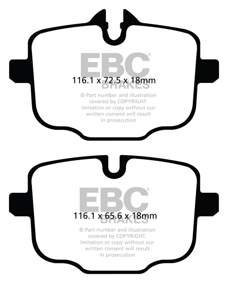 EBC 2021+ BMW M3/M4 3.0TT (G80/G82/G83) Yellowstuff Rear Brake Pads - DP42089R