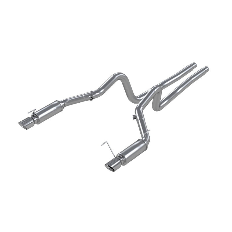 MBRP 05-09 Ford Mustang GT 4.6L Dual Split Rear Race Version AL/ 3in Cat Back Exhaust System - S7270AL