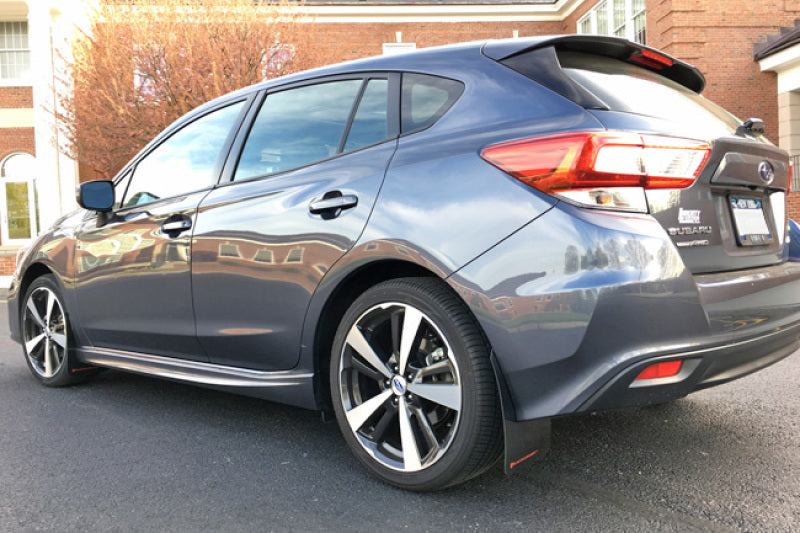 Rally Armor 17-22 Subaru Impreza Black UR Mud Flap w/ Silver Logo