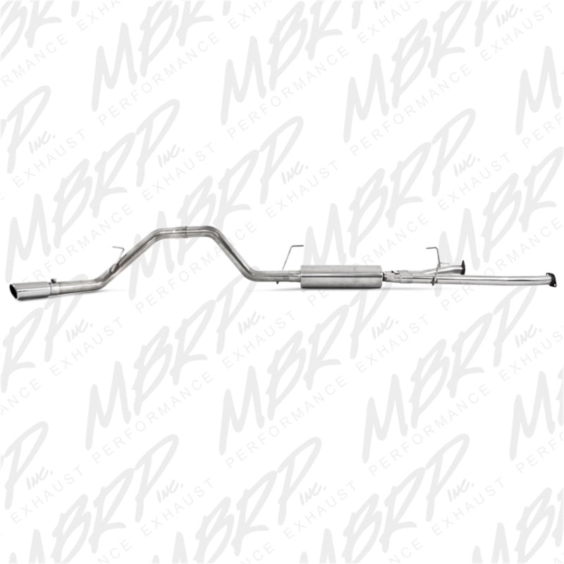 MBRP 2009-2010 Toyota Tundra 5.7L EC-Std. &amp; SB/CC-SB Cat Back Single Side - S5314409