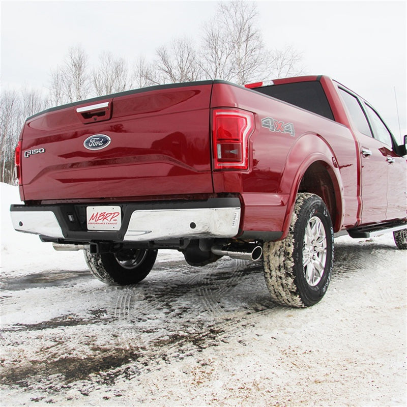 MBRP 2015 Ford F-150 2.7L / 3.5L EcoBoost 2.5in Cat Back Dual Side Split Alum Exhaust System - S5254AL