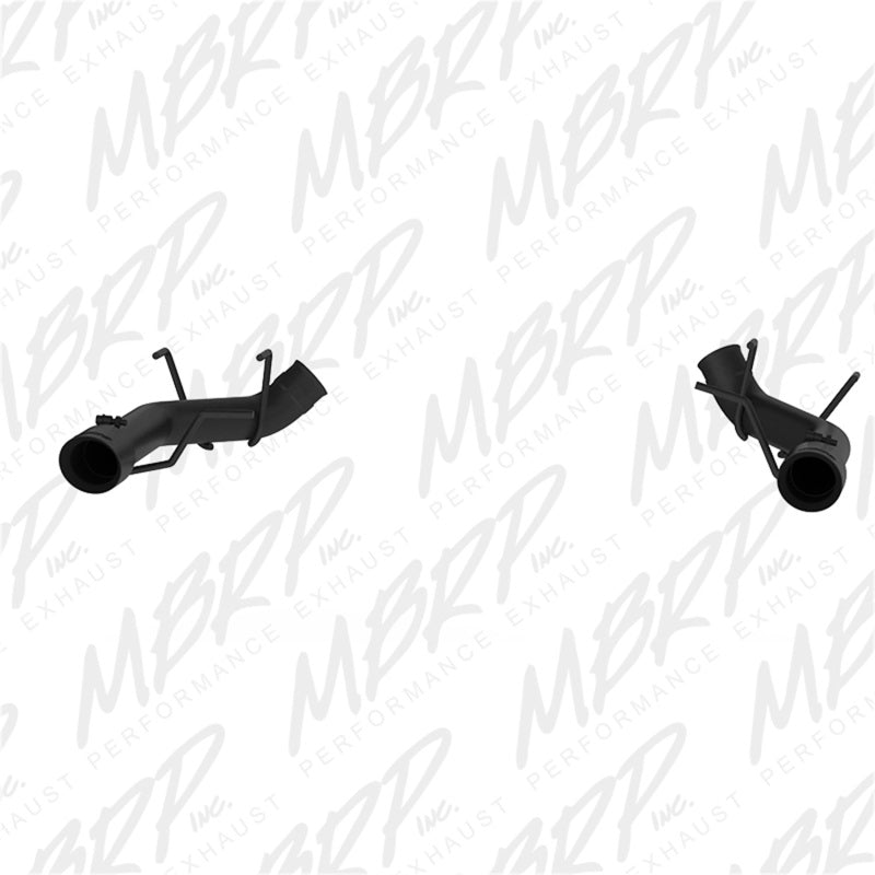 MBRP 2011-2014 Ford Mustang GT 3in Dual Axle Back Muffler Delete - Black - S7203BLK