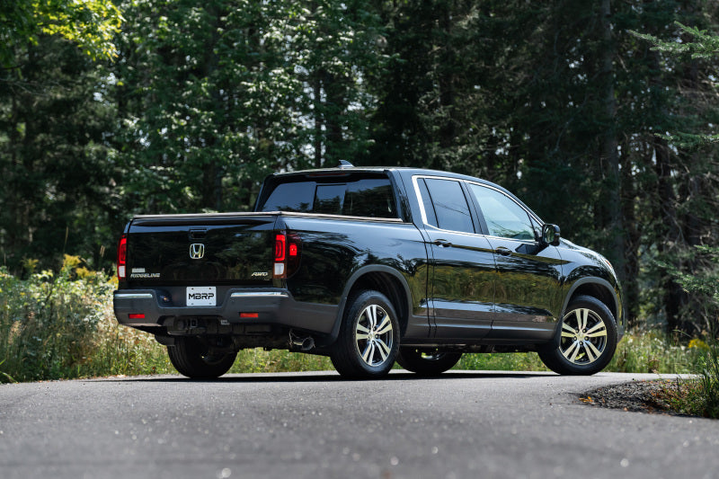 MBRP 17-20 Honda Ridgeline 3.6L Aluminized Steel 2.5in. Cat-Back Exhaust - Single Side - S5900AL