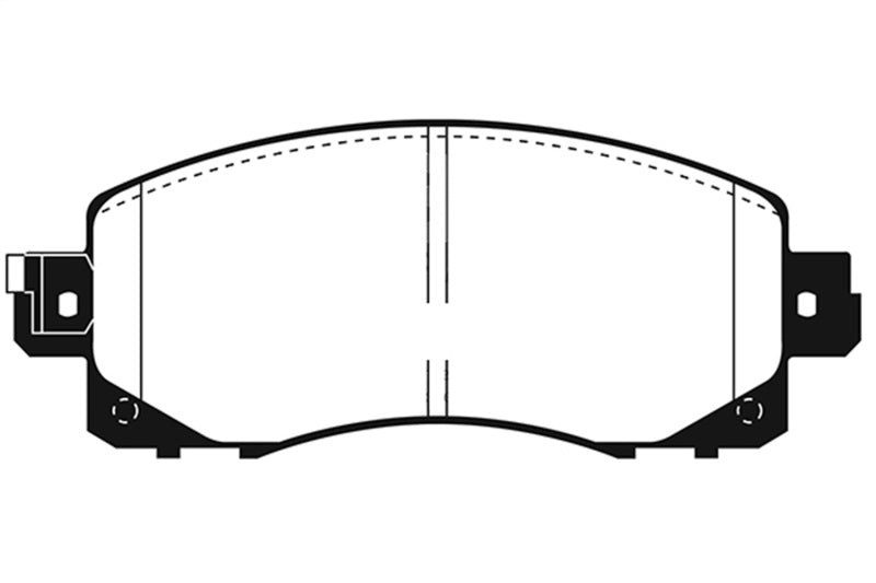 EBC 2018+ Subaru Crosstrek Yellowstuff Front Brake Pads - DP42330R