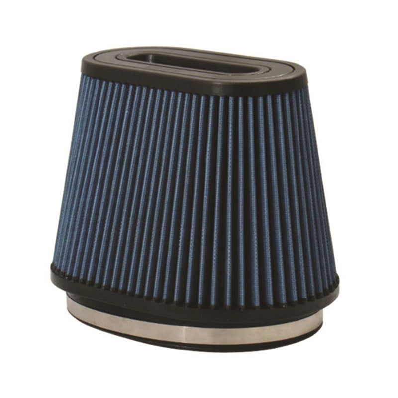 Injen AMSOIL Ea Nanofiber Dry Air Filter - 8 1/2 Oval Filter 9 1/2 Base / 6 1/4 Tall / 8 Top - X-1023-BB