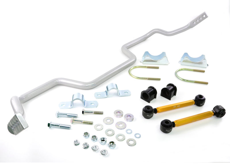 Whiteline 05+ Ford Mustang Coupe 8 cyl (Inc Shelby GT / GT500) Rear 27mm Heavy Duty Adj Swaybar - BFR65Z