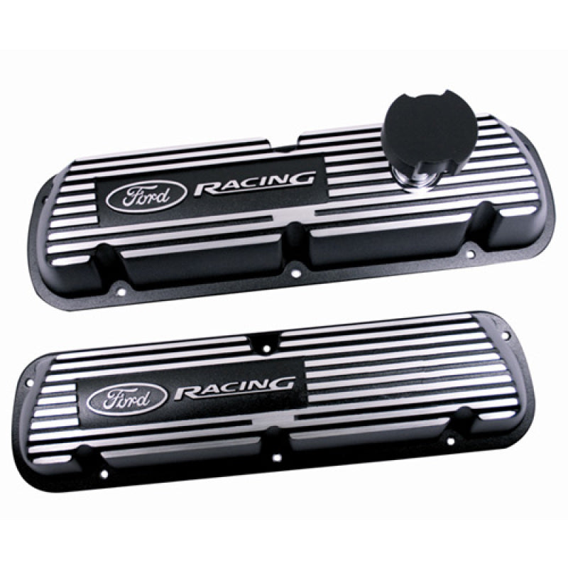 Ford Racing Black Satin Valve Covers Racing EFI - M-6000-J302R