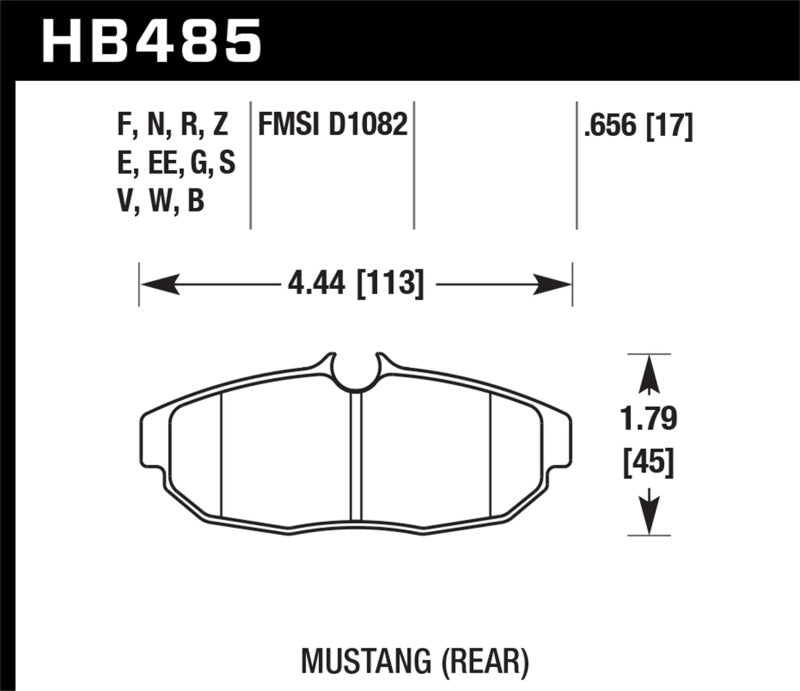 Hawk 08-09 Mustang Bullitt/05-10 &amp; 12-13 Mustang GT/05-13 Mustang V6 Blue 9012 Race Rear Brake Pads