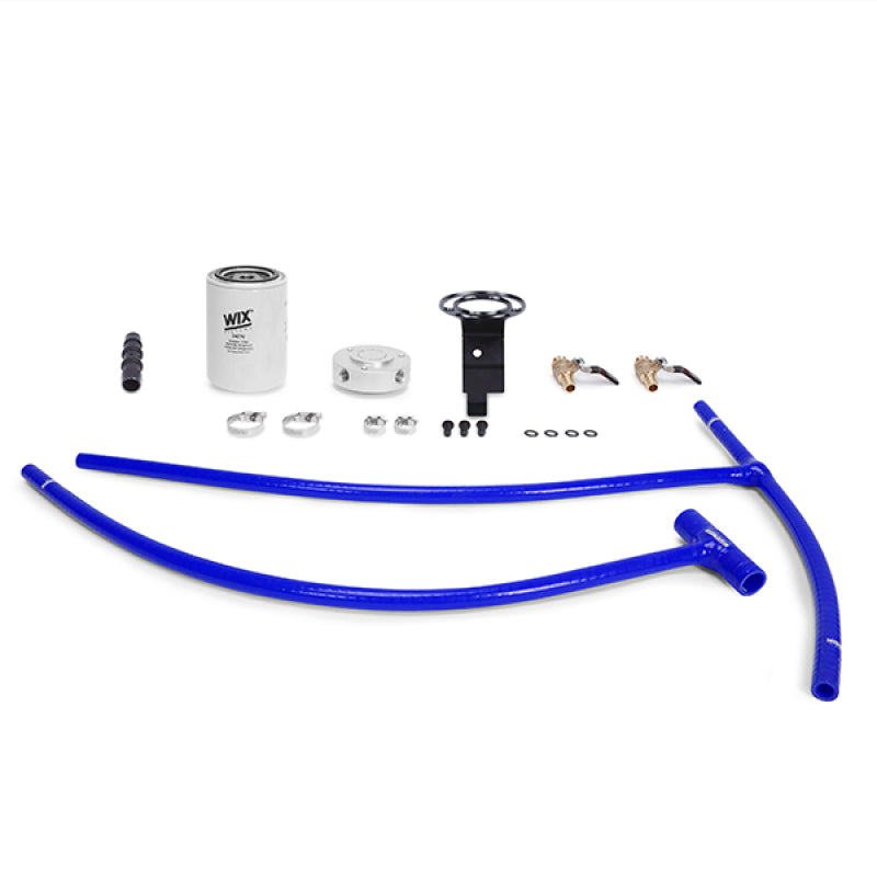 Mishimoto 03-07 Ford 6.0L Powerstroke Coolant Filtration Kit - Blue - MMCFK-F2D-03BL